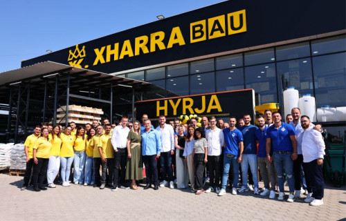 Inauguration of the 4th branch of Xharra Plast and the 2nd branch of Xharra Bau in Kosovo Inauguration of the 4th branch of Xharra Plast and the 2nd branch of Xharra Bau in Kosovo